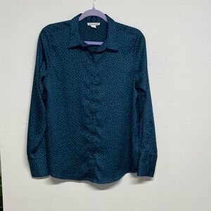 Amazon Essentials Men's Dark Teal Button Down Shirt